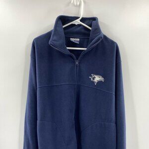 Weatherproof Fleece Long Sleeve ‘Navy Blue’ Full Zip Jacket Woman’s Size Large